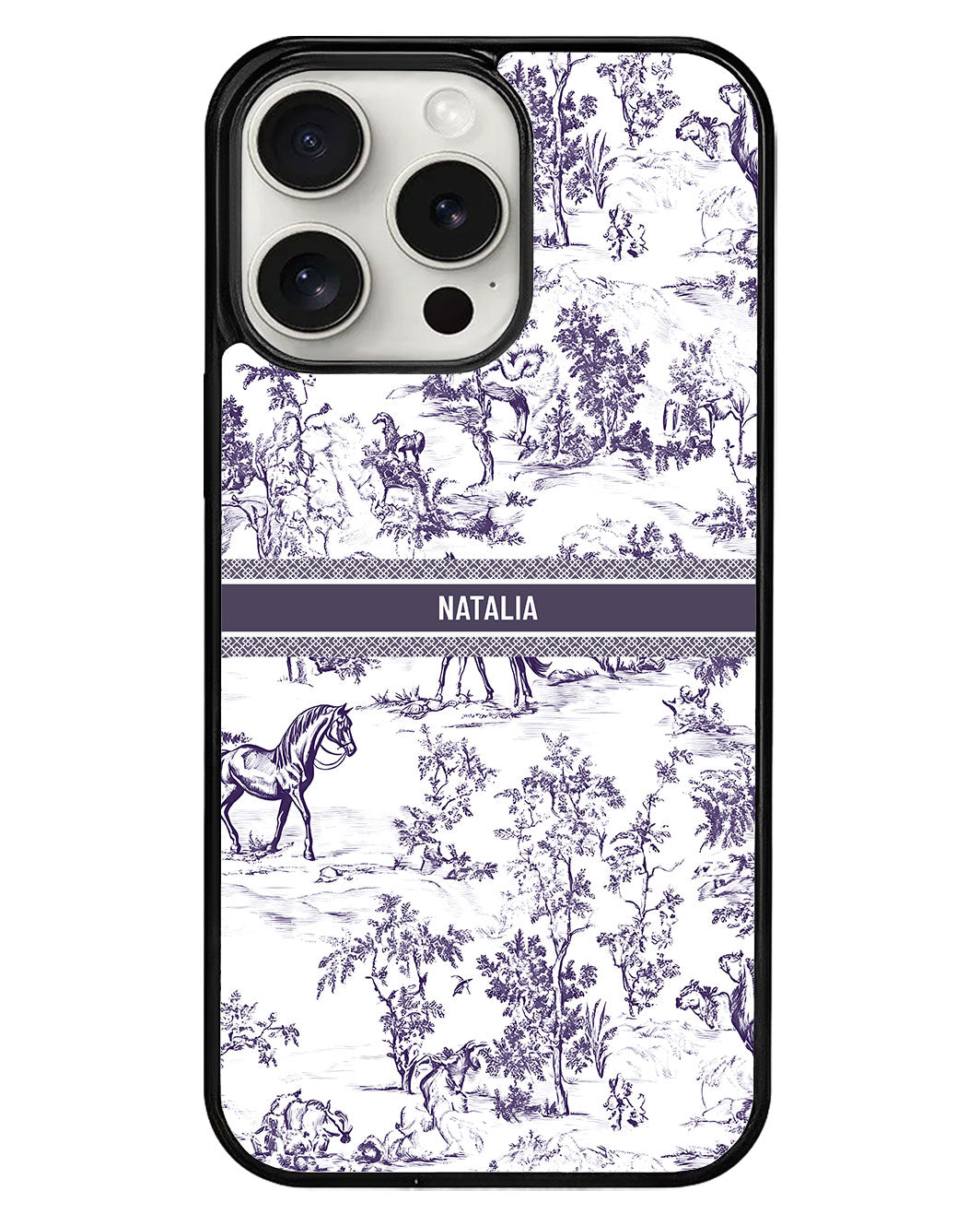 iPhone Avant-Gloss Grip Case - Toile du Juoy Horse