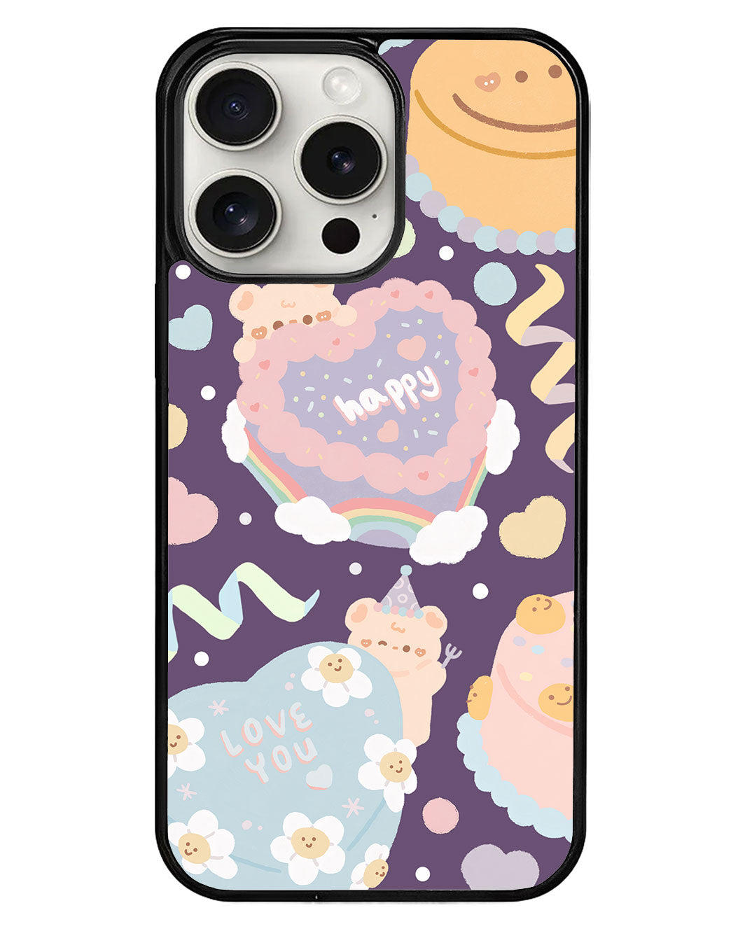 iPhone Avant-Gloss Grip Case - Cake Party