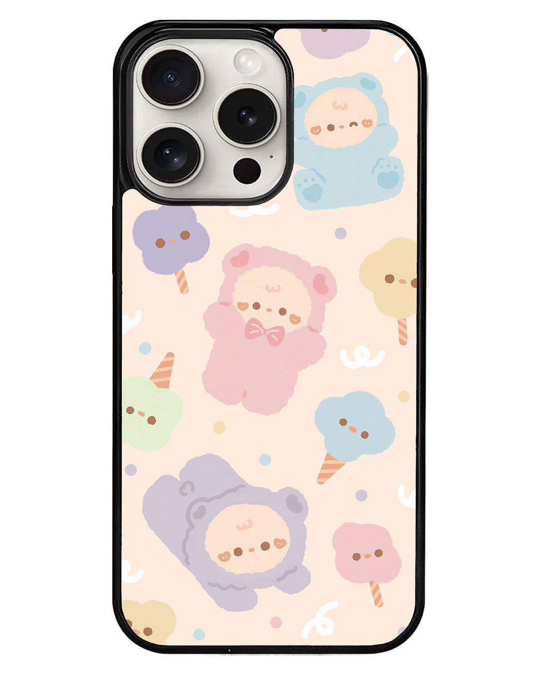iPhone Avant-Gloss Grip Case - Cotton Teddy