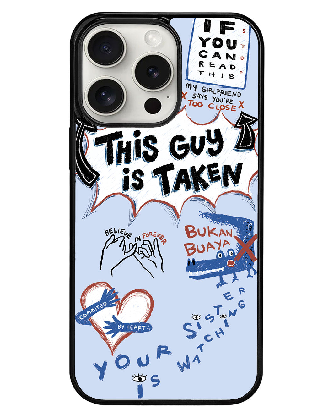 iPhone Avant-Gloss Grip Case - Pelakor Proof Case (For Him)