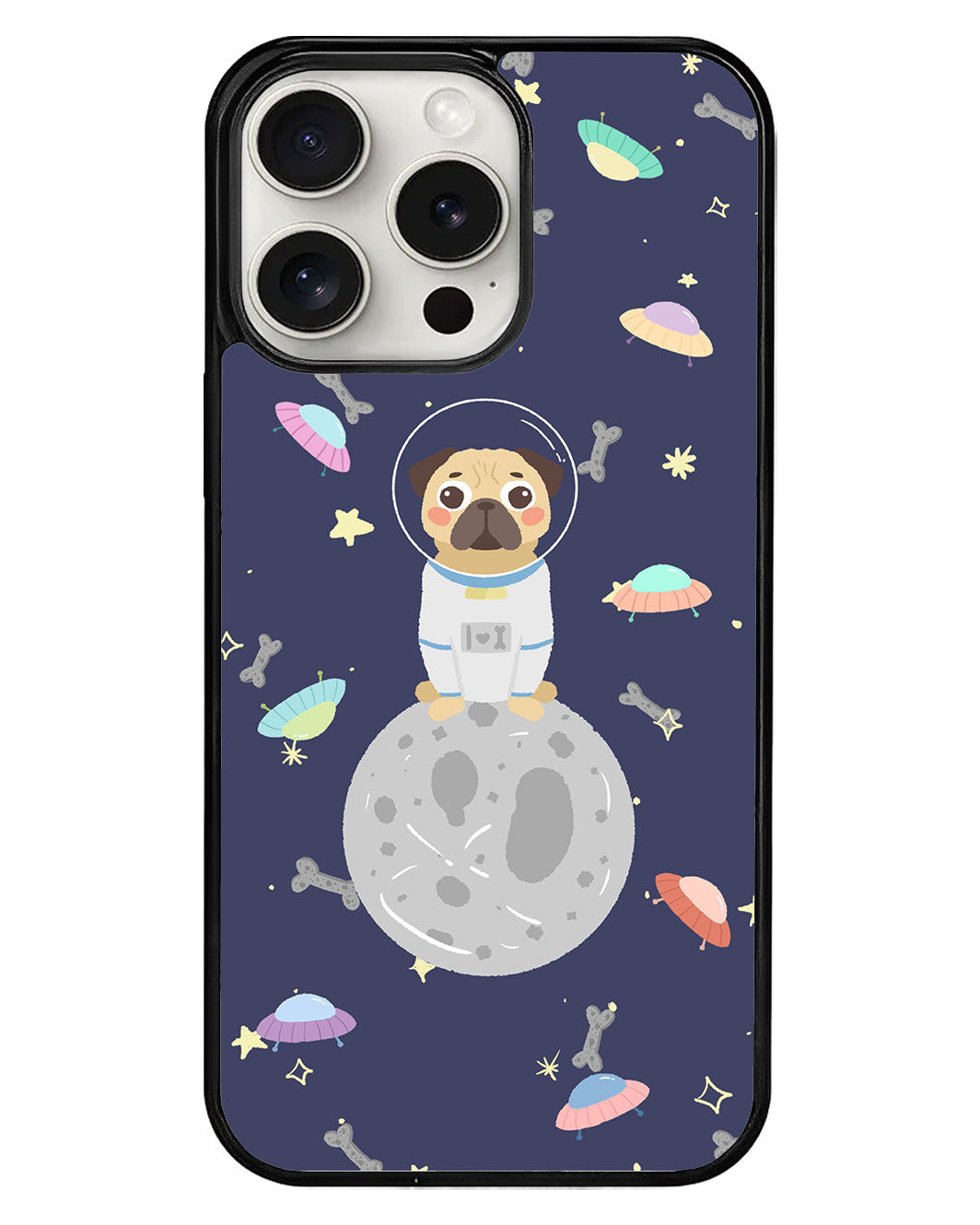 iPhone Avant-Gloss Grip Case - Pugstronaut