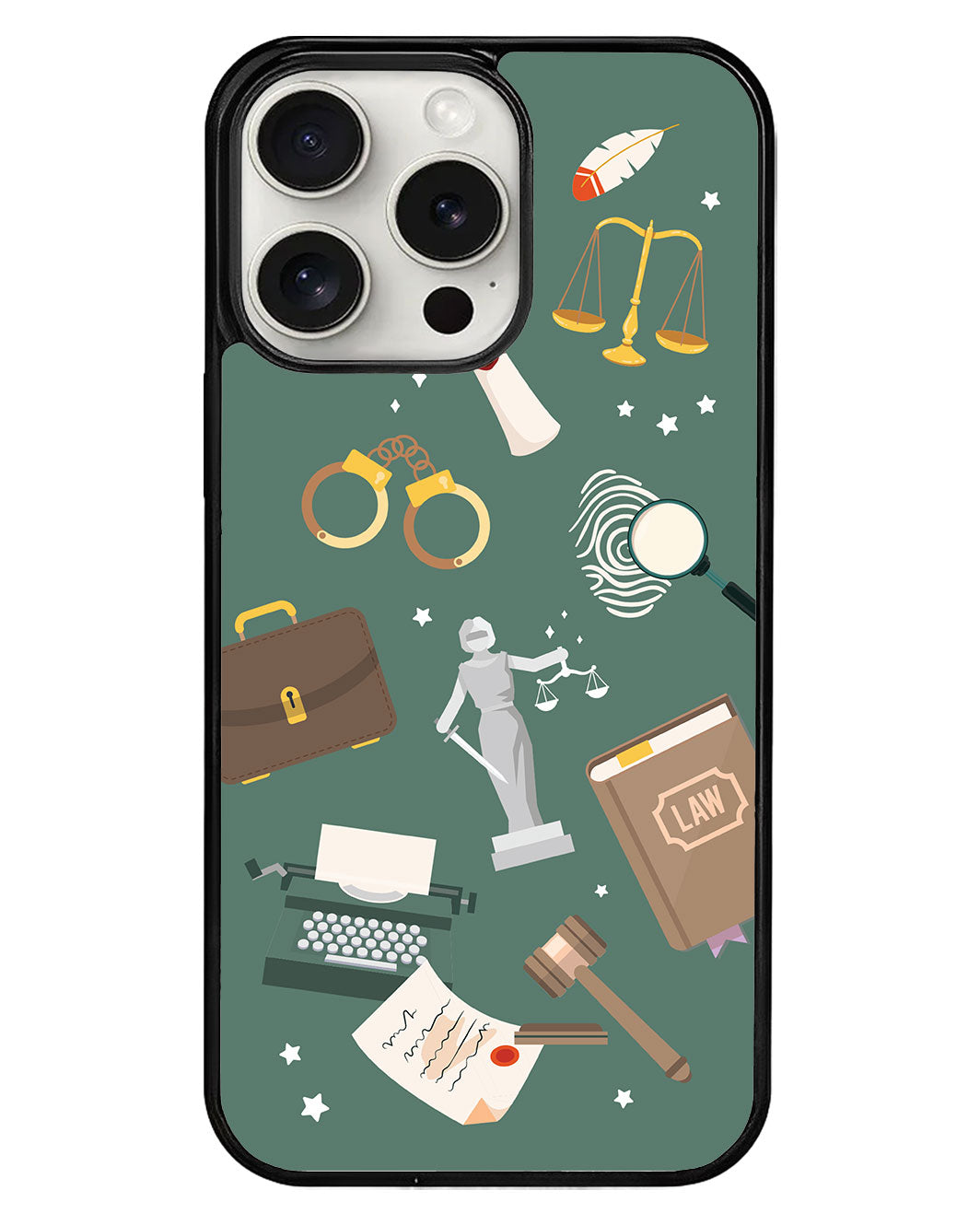 iPhone Avant-Gloss Grip Case - Lawyer