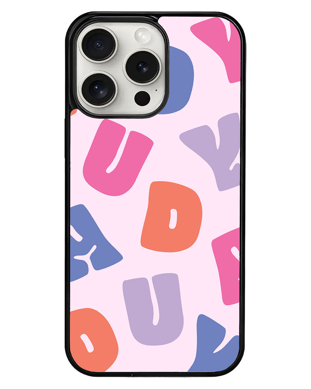 iPhone Avant-Gloss Grip Case - Chubby Monogram