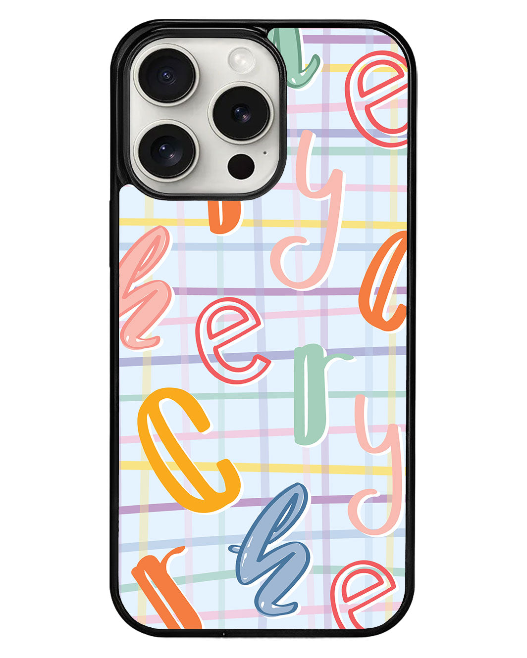 iPhone Avant-Gloss Grip Case - Doodle Monogram 1.0