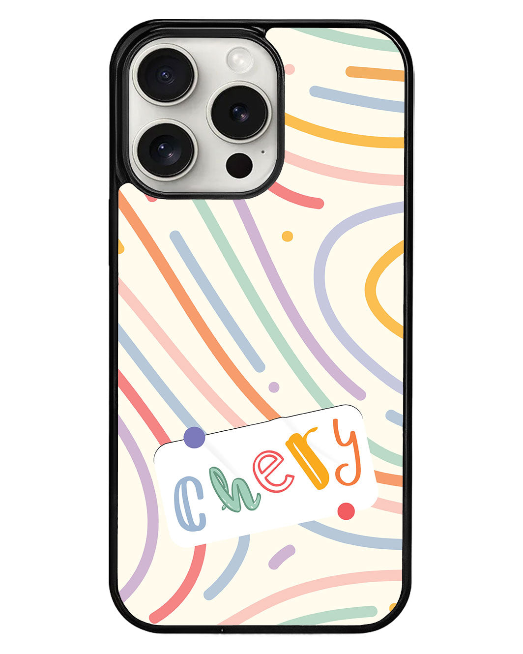iPhone Avant-Gloss Grip Case - Doodle Monogram 2.0