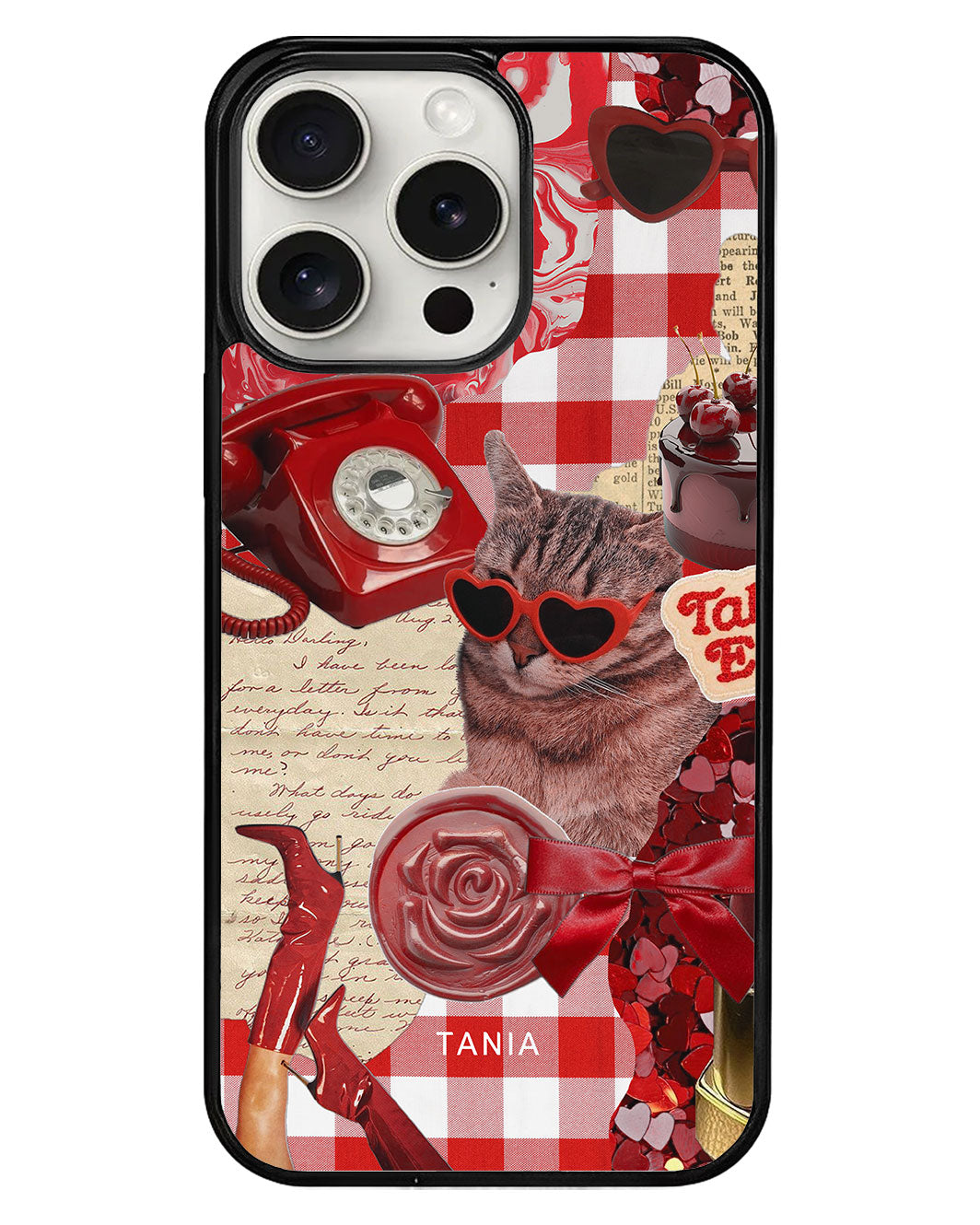 iPhone Avant-Gloss Grip Case - Cherry Bomb