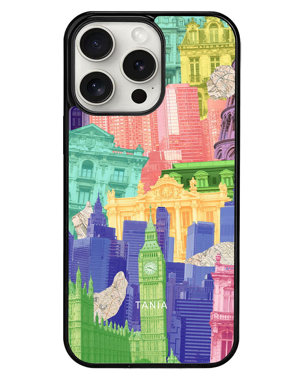 iPhone Avant-Gloss Grip Case - Colourful City