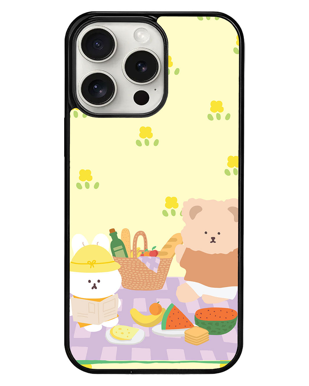 iPhone Avant-Gloss Grip Case - Picnic Bear Lilac