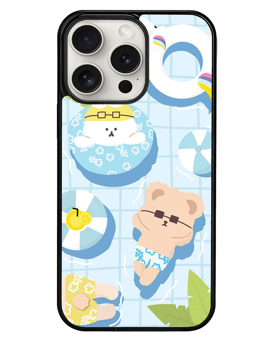 iPhone Avant-Gloss Grip Case - Pool Party Blue