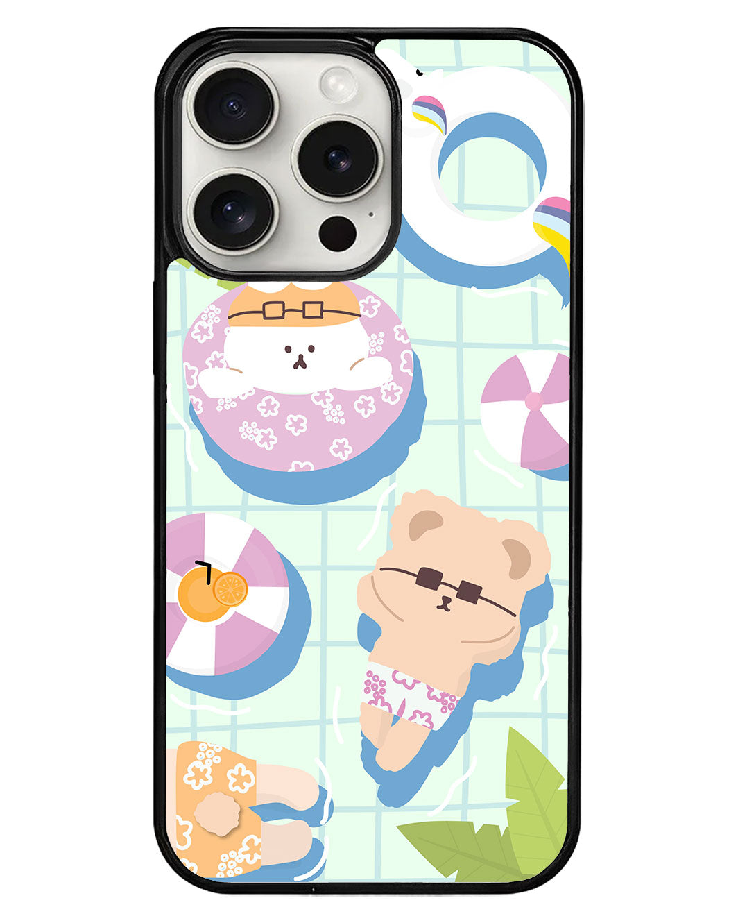 iPhone Avant-Gloss Grip Case - Pool Party Pink