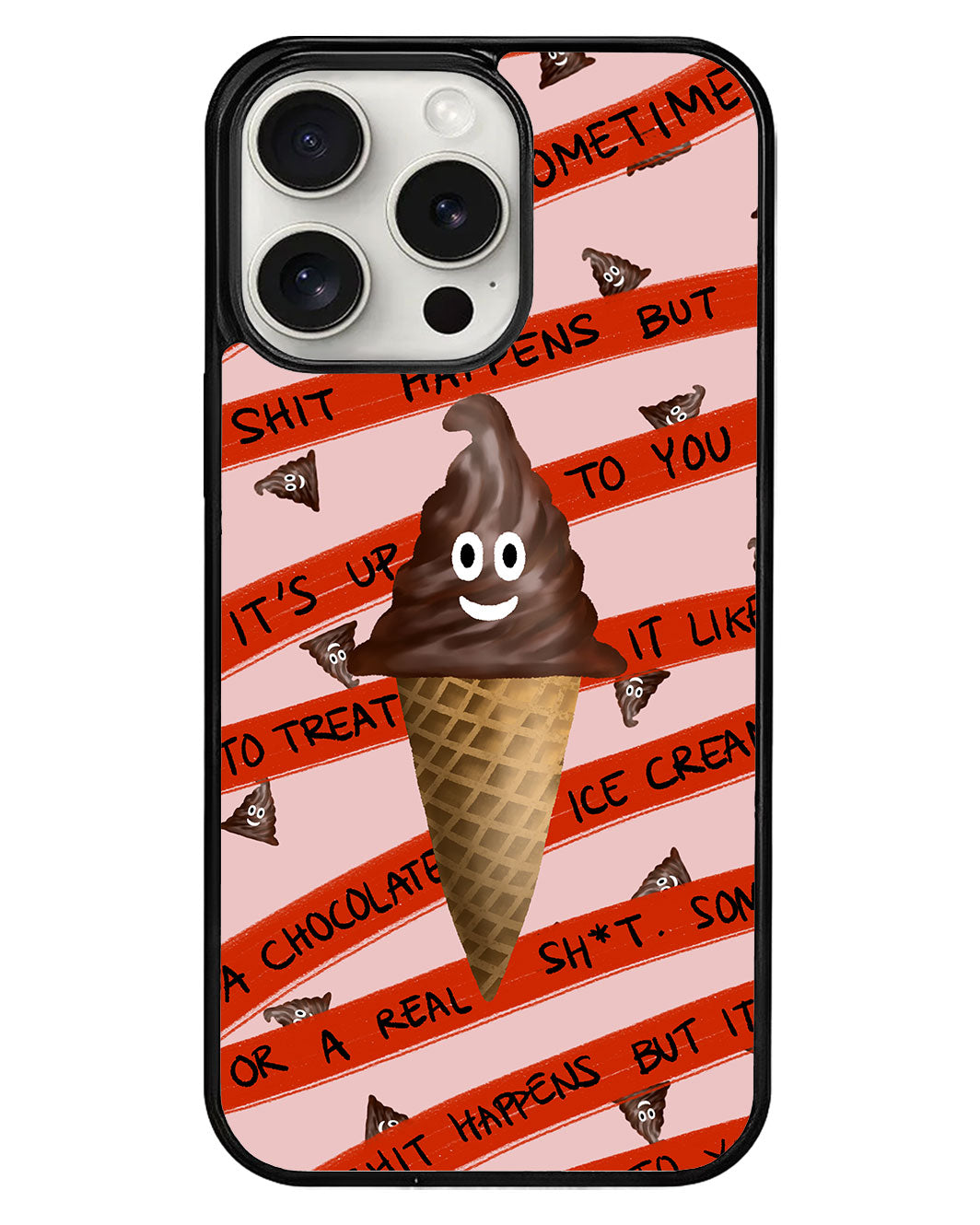 iPhone Avant-Gloss Grip Case - Sh*t Happens