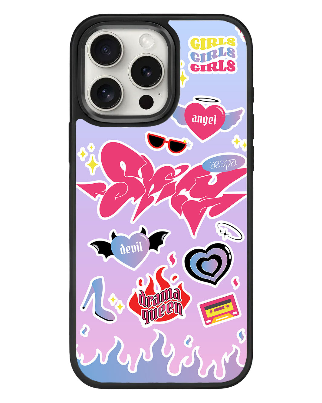 iPhone Standee Grip Case - Aespa Spicy
