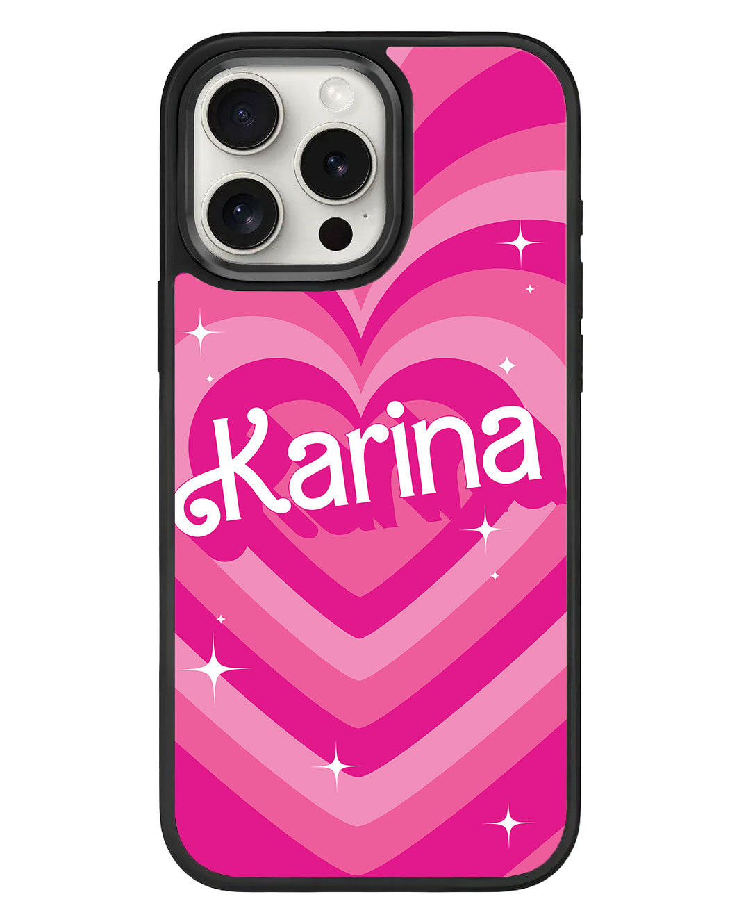 iPhone Standee Grip Case - Barbie Love Pattern