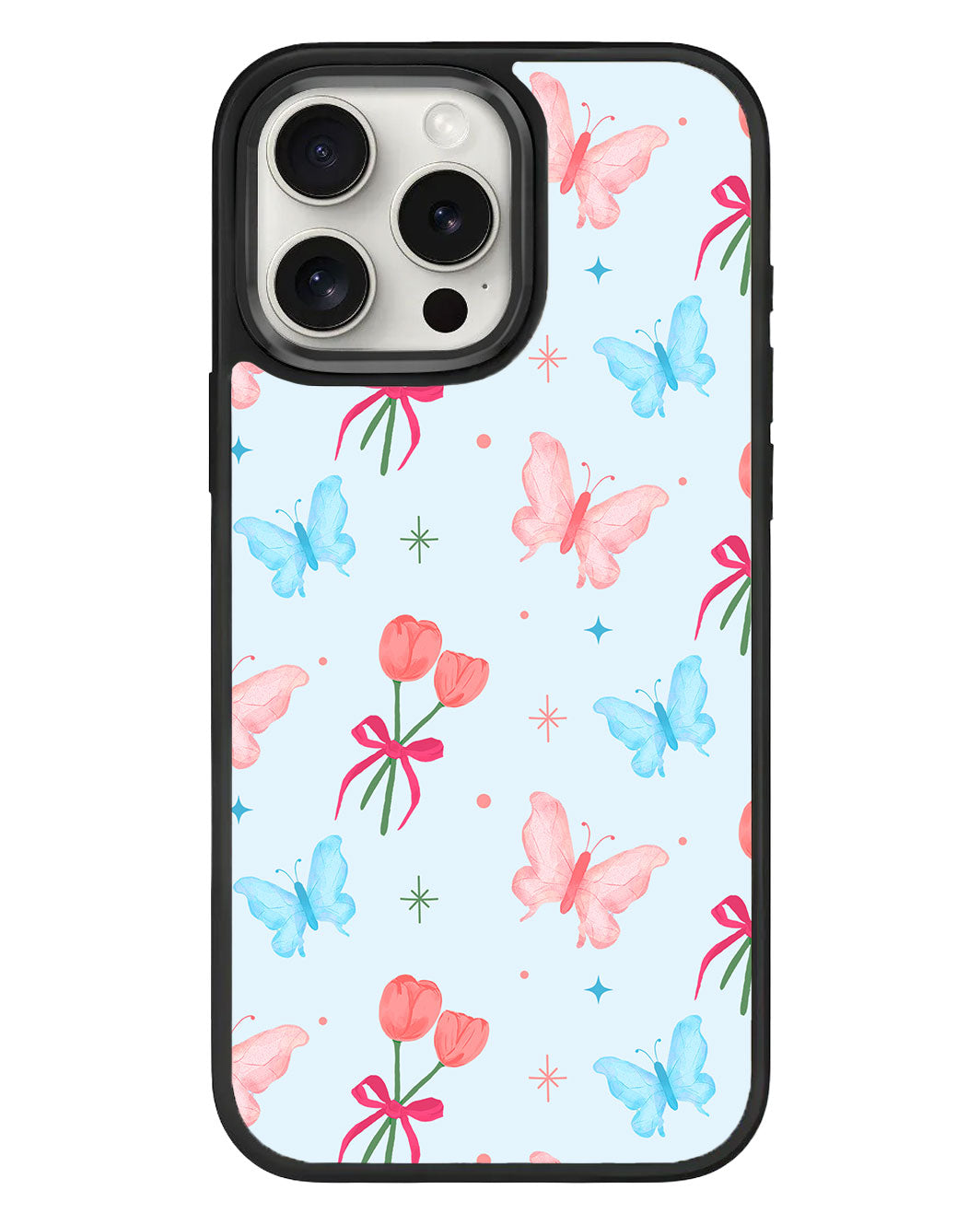 iPhone Standee Grip Case - Coquette Butterfly