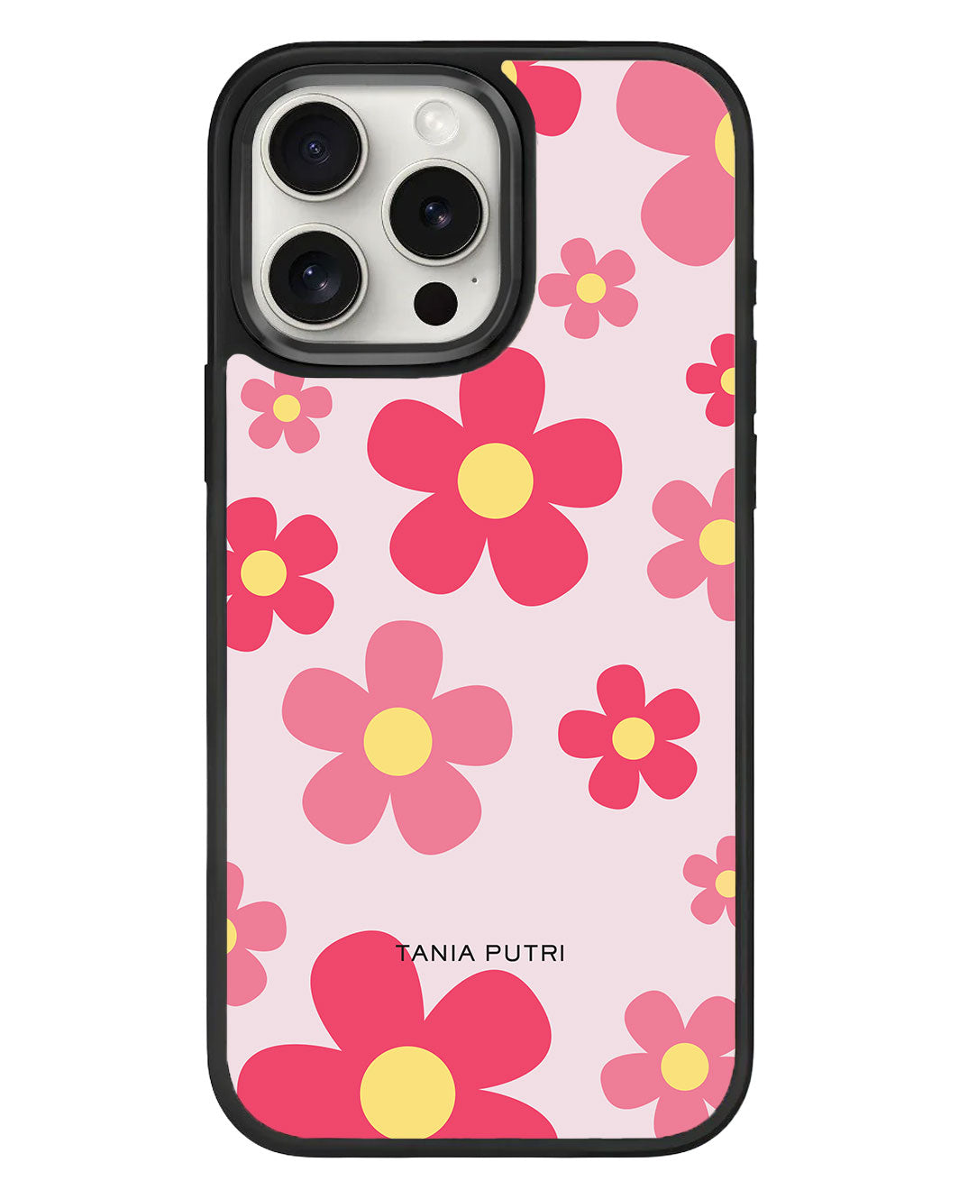 iPhone Standee Grip Case - Daisy Blush