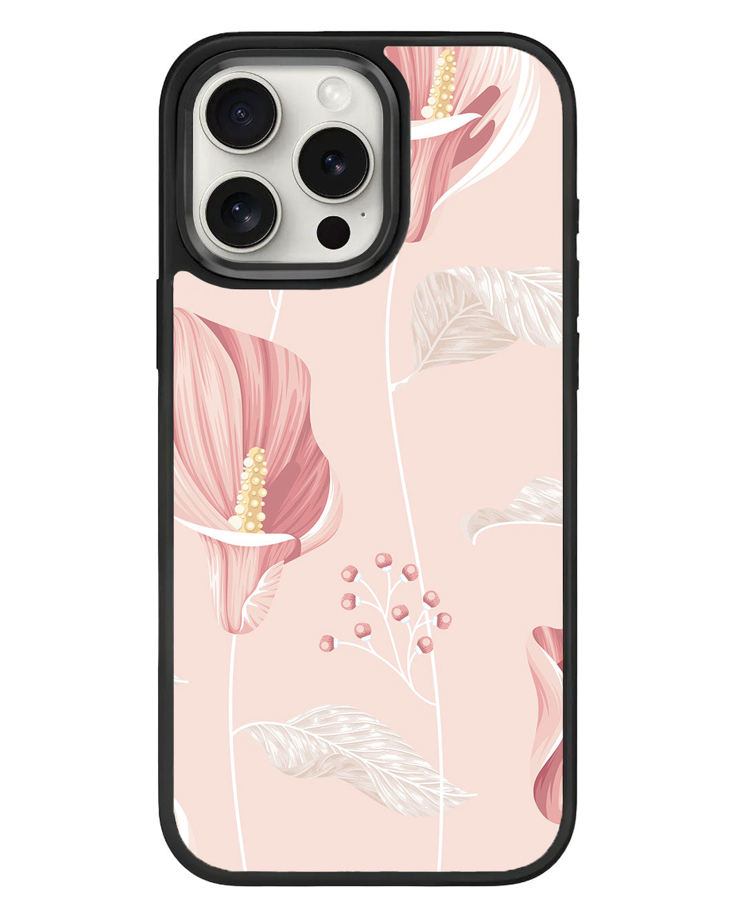 iPhone Standee Grip Case - Easter Lily