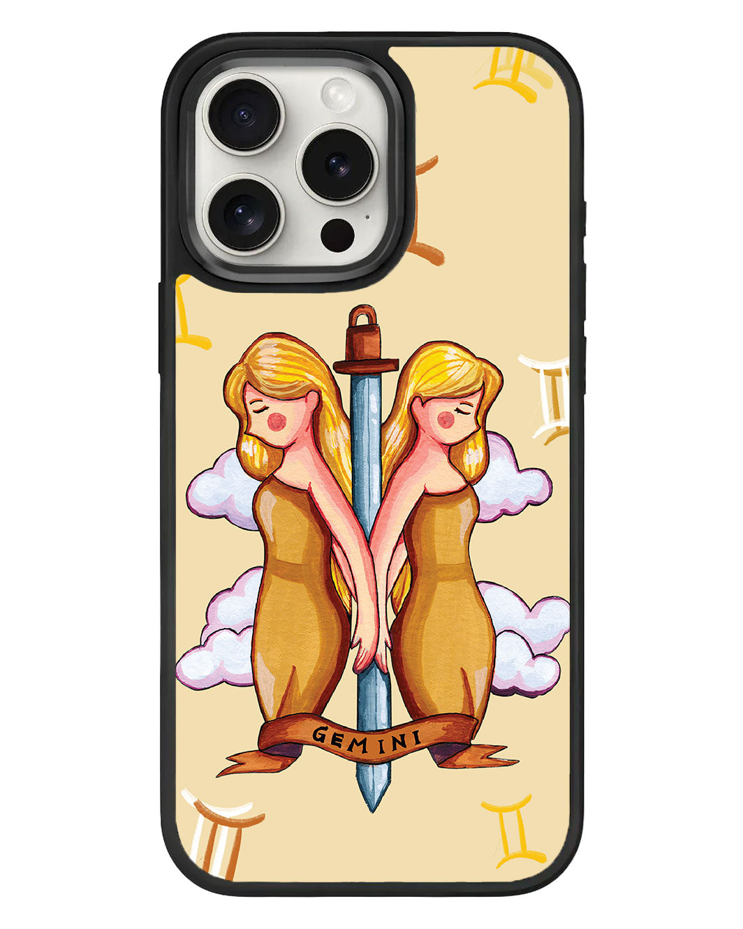 iPhone Standee Grip Case - Gemini