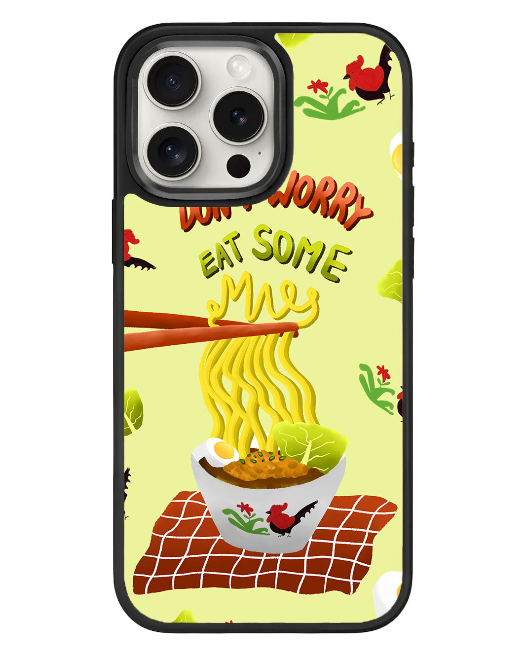 iPhone Standee Grip Case - Go Eat Some Mie