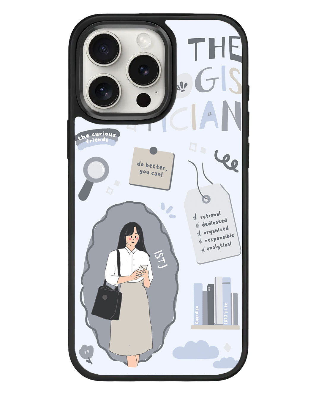 iPhone Standee Grip Case - ISTJ