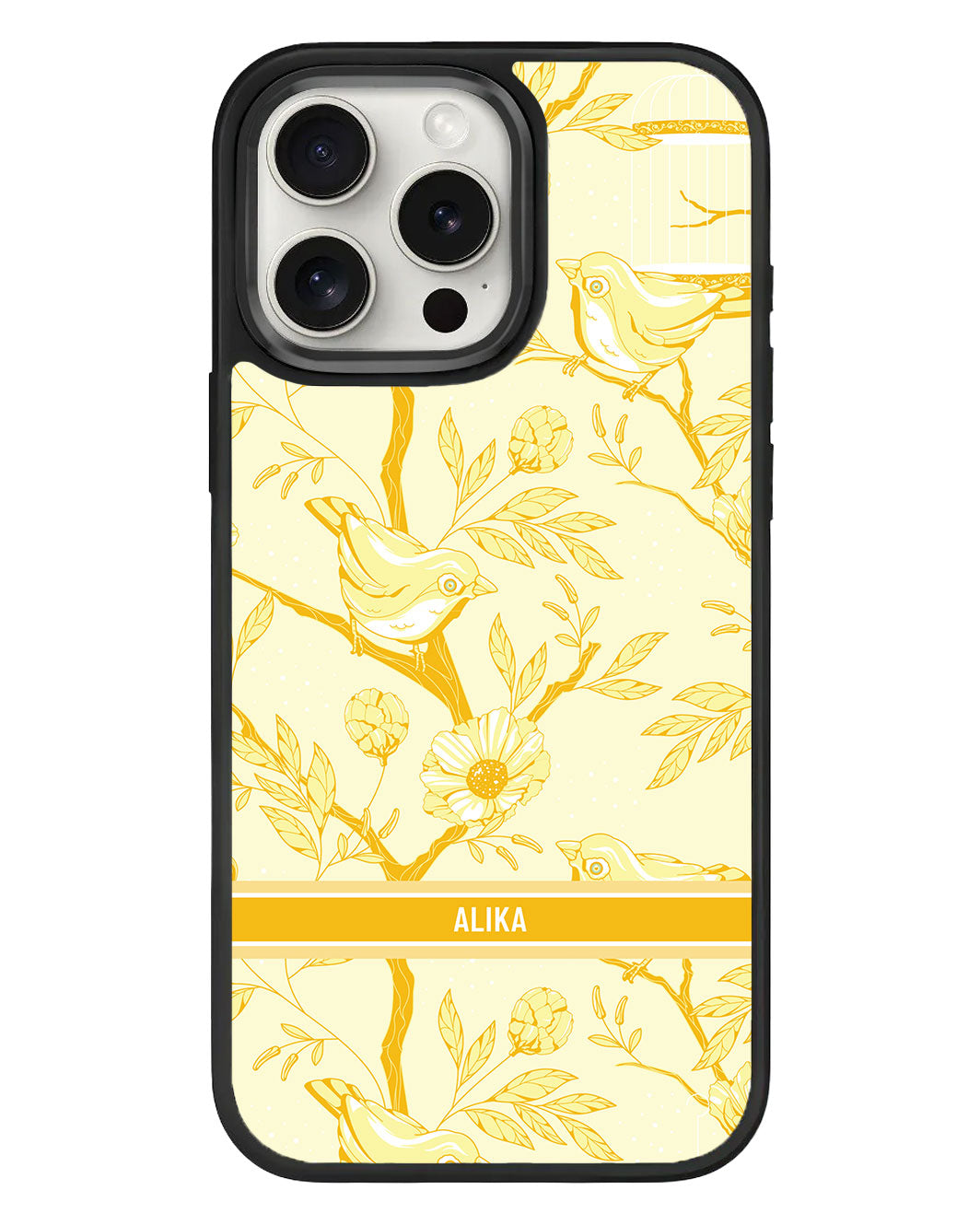 iPhone Standee Grip Case - Lovebird Monochrome 2.0