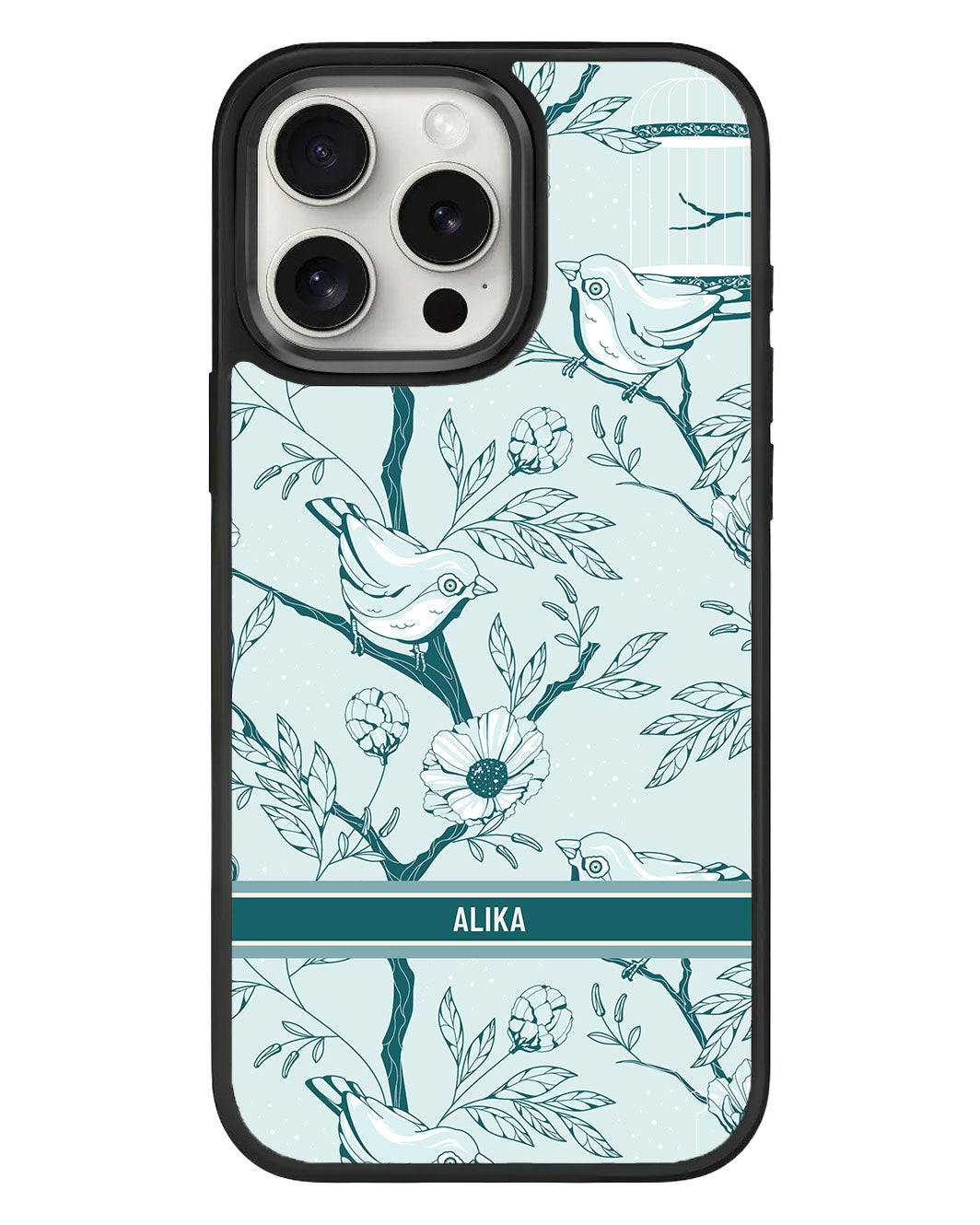 iPhone Standee Grip Case - Lovebird Monochrome 6.0