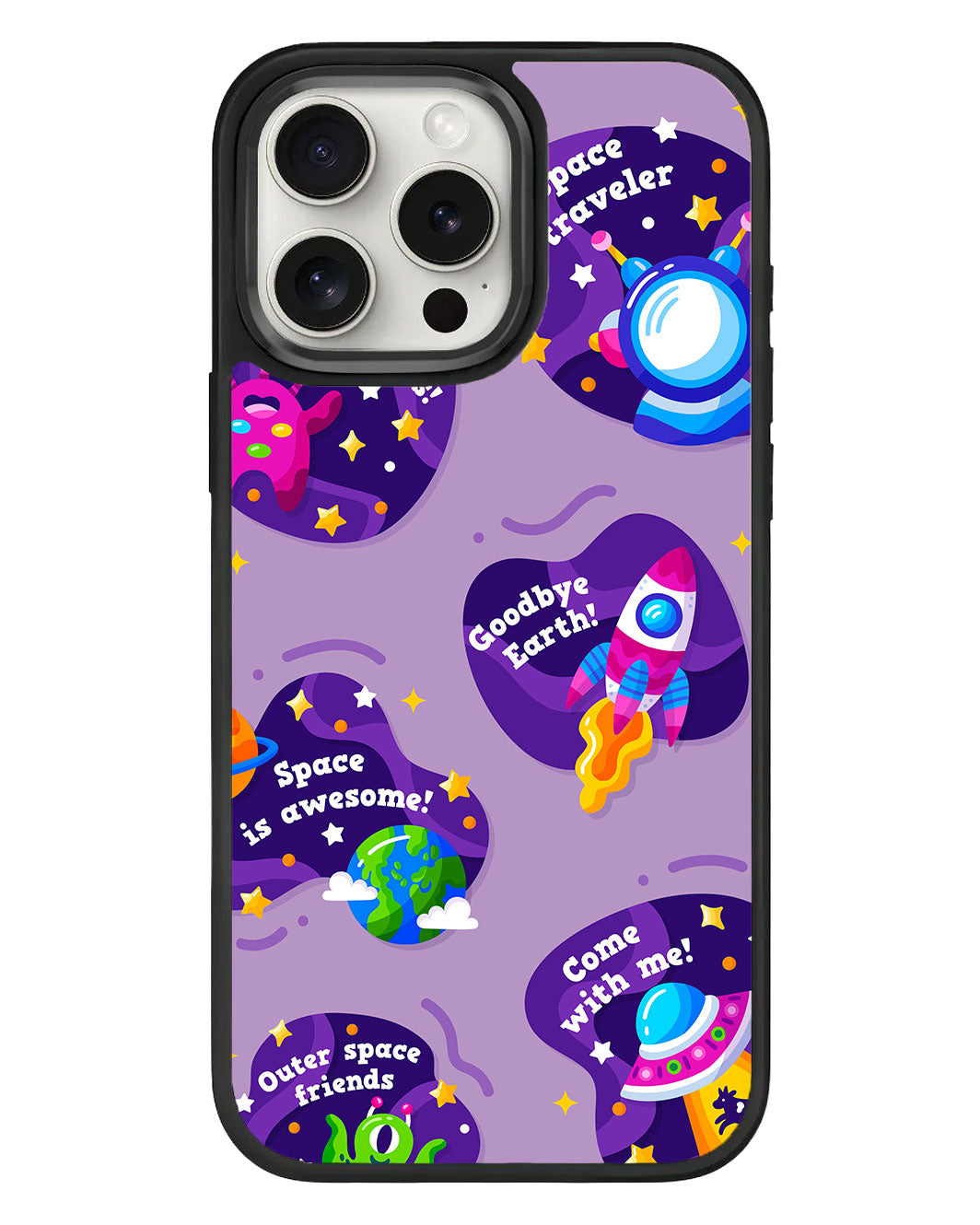 iPhone Standee Grip Case - Space Traveller