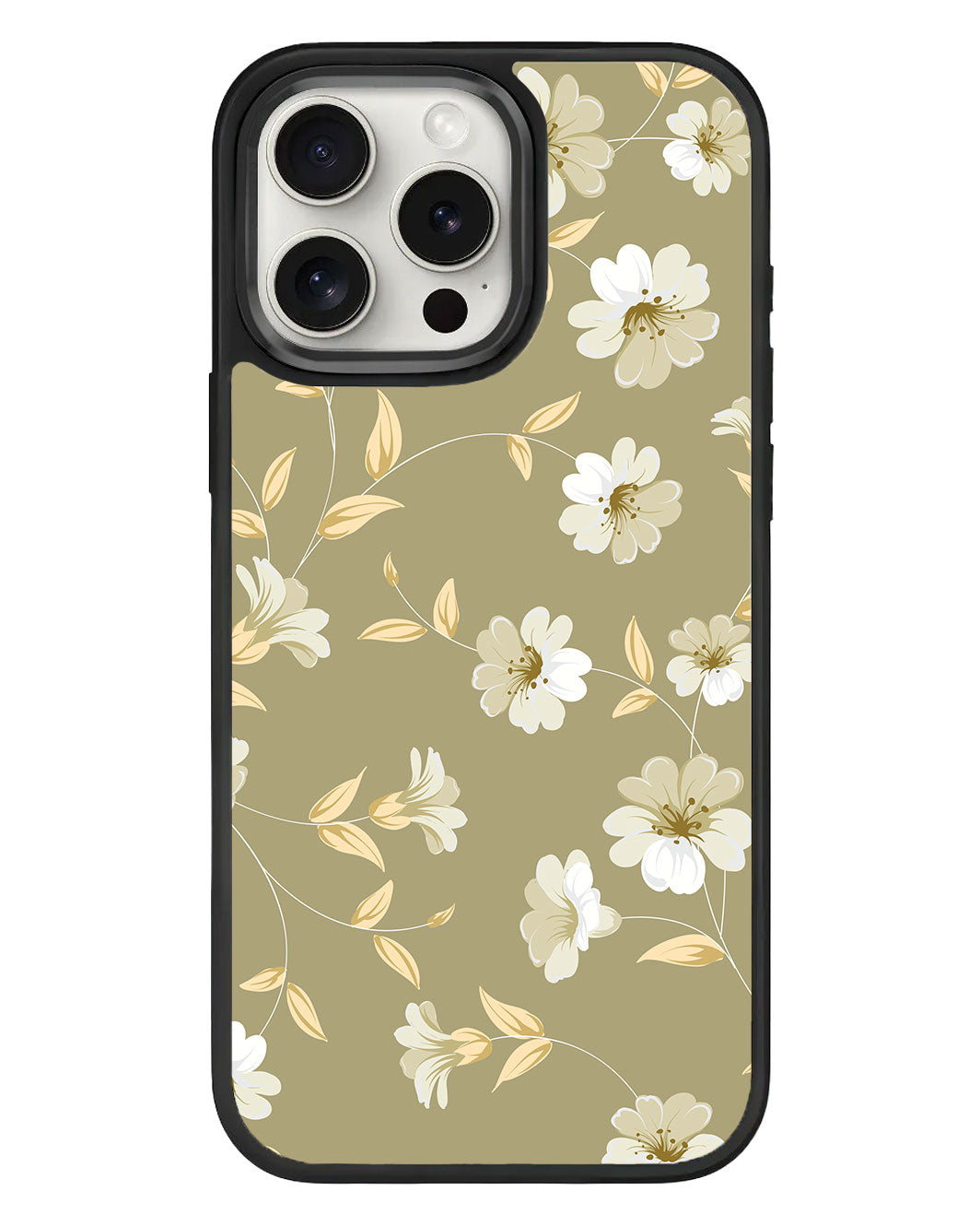 iPhone Standee Grip Case - White Magnolia