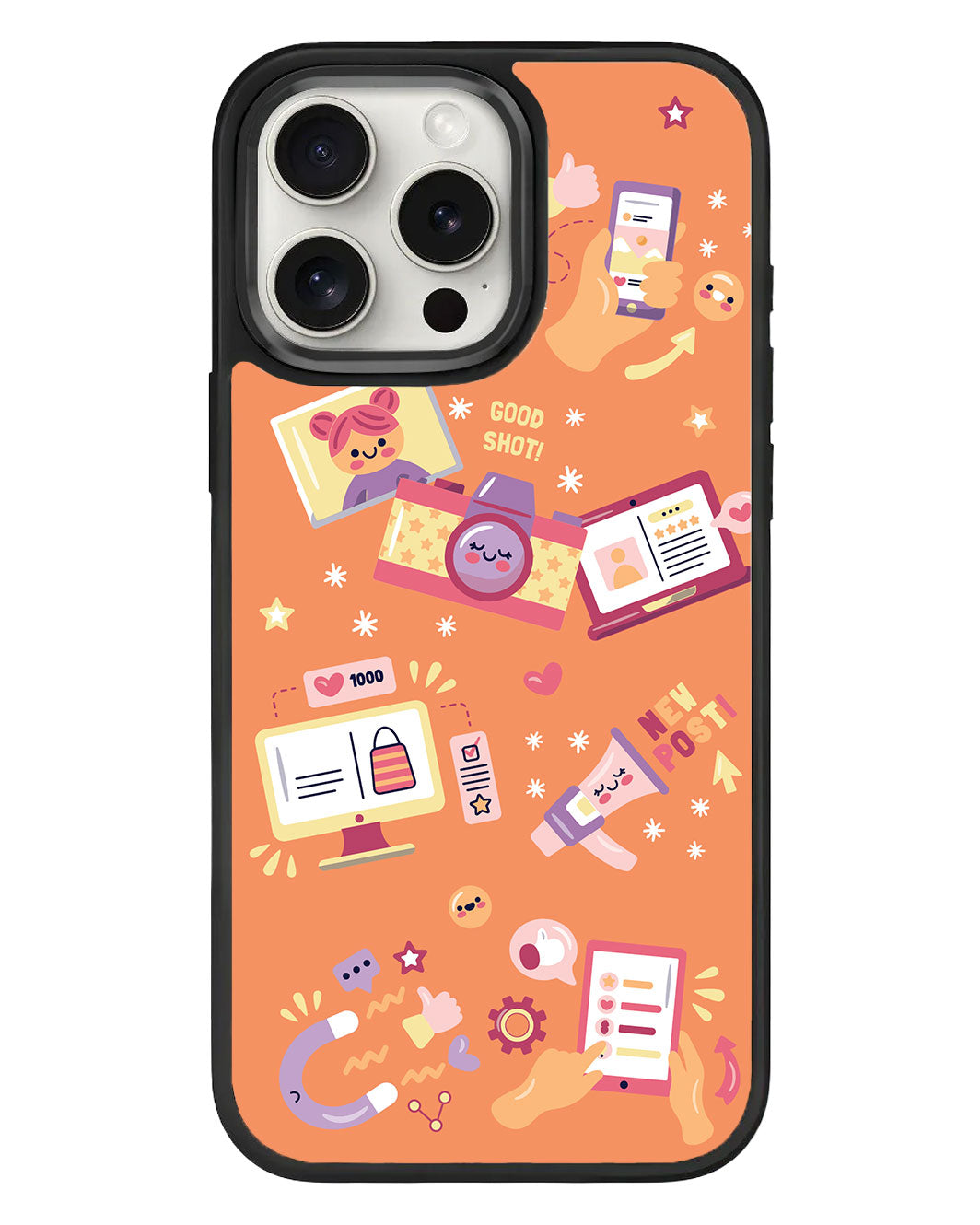 iPhone Standee Grip Case - Content Creator