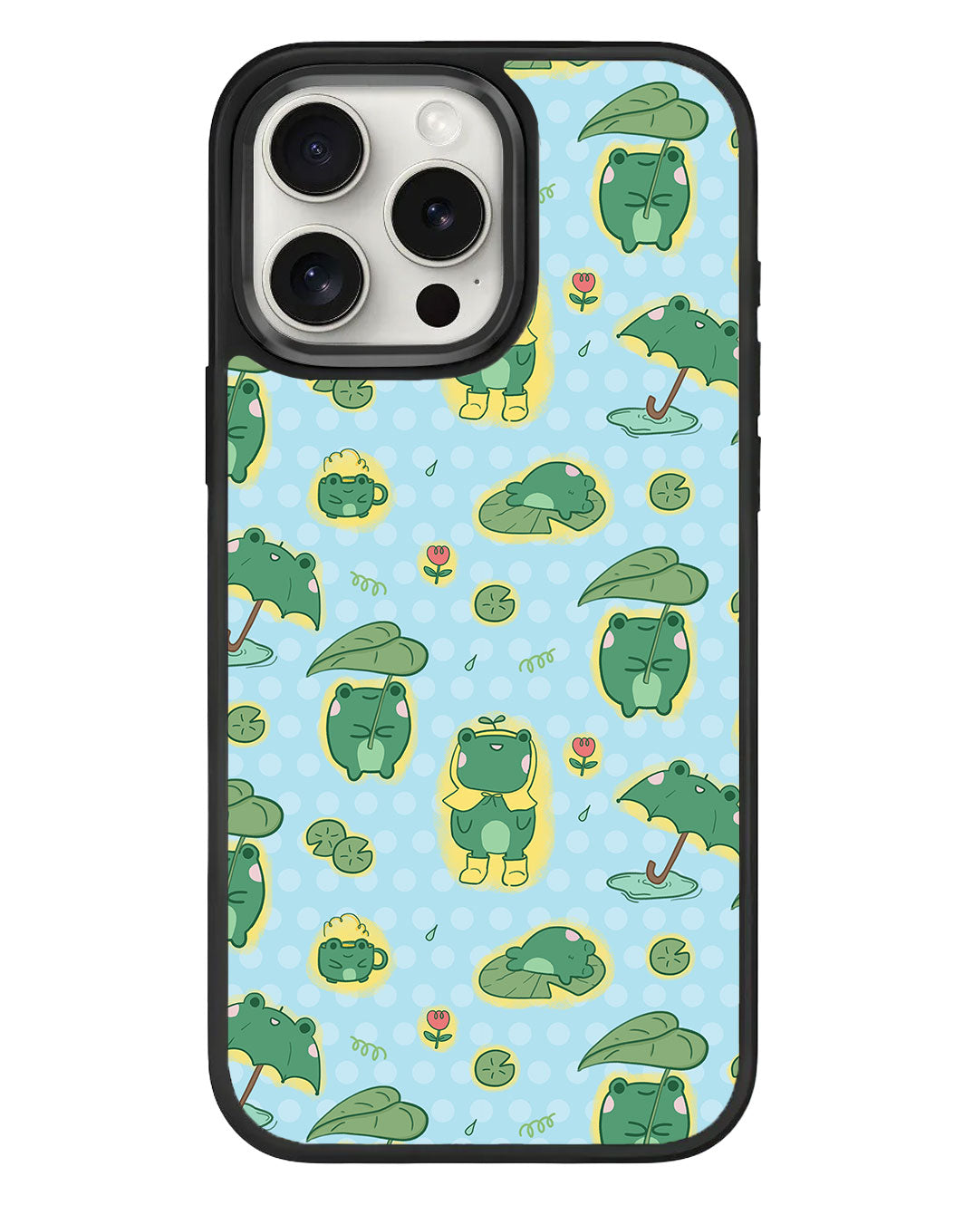 iPhone Standee Grip Case - Happy Rain