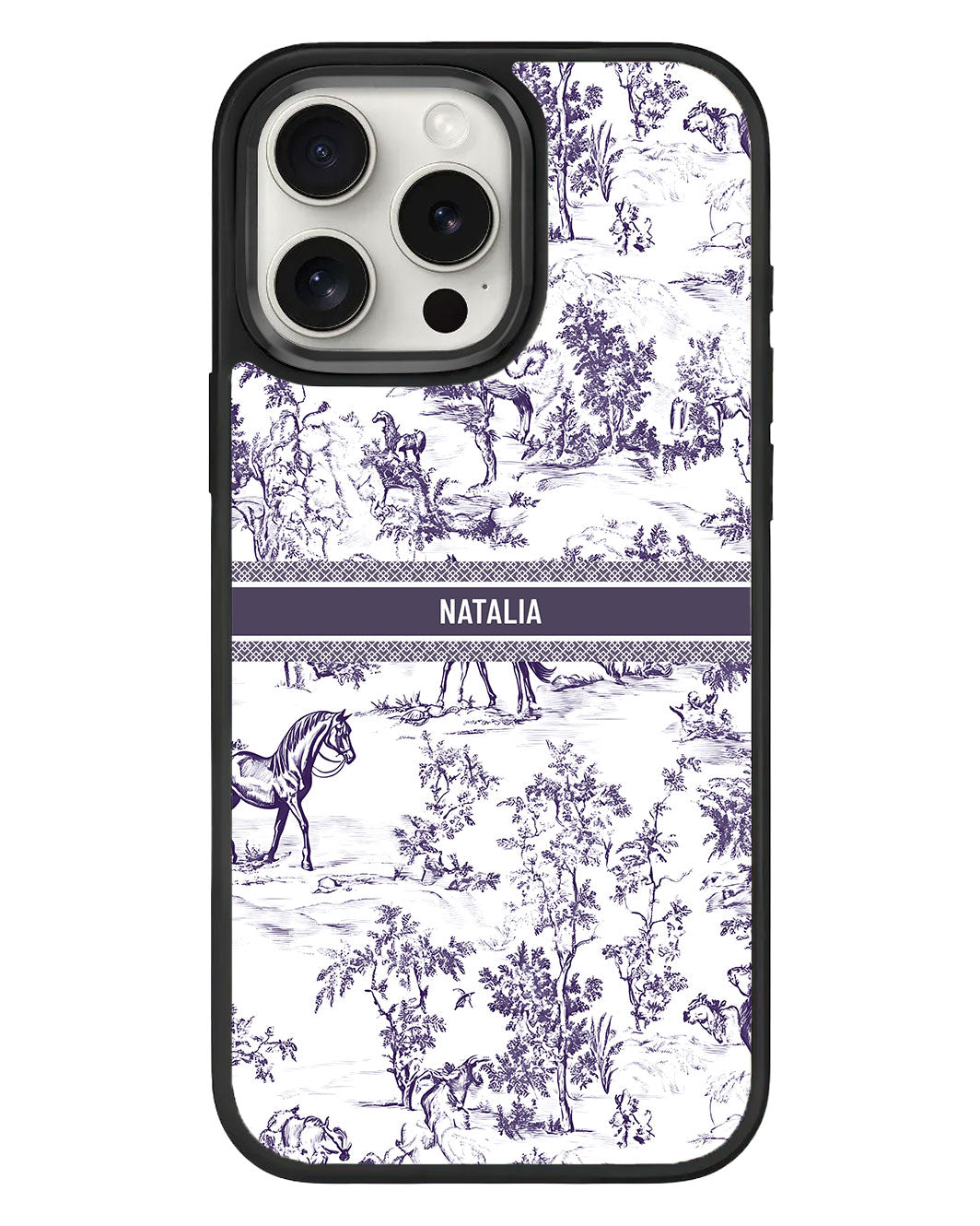 iPhone Standee Grip Case - Toile du Juoy Horse