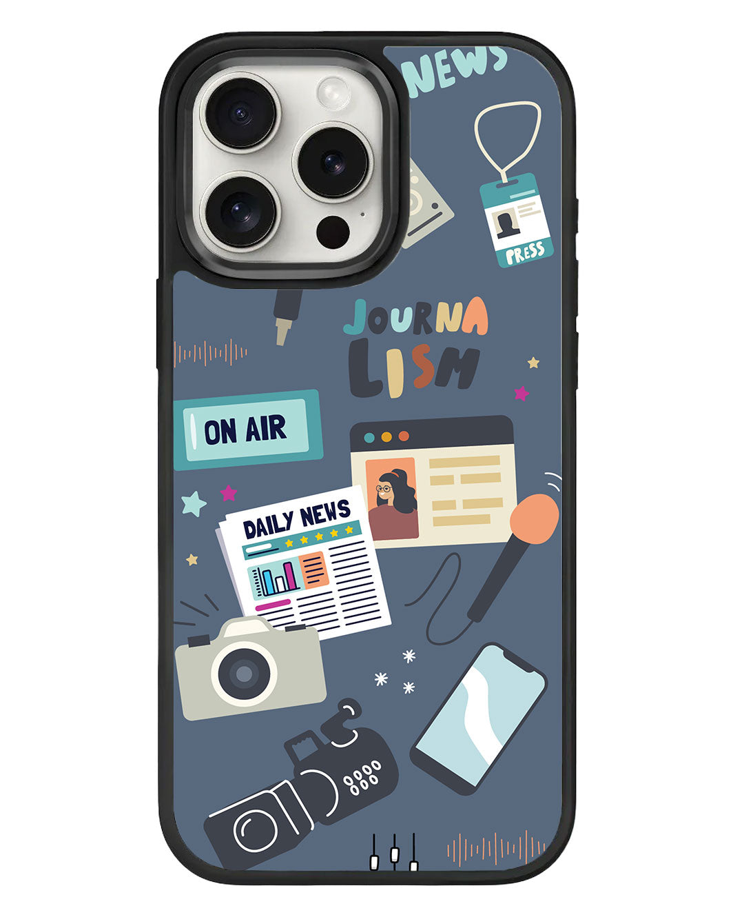 iPhone Standee Grip Case - Journalism