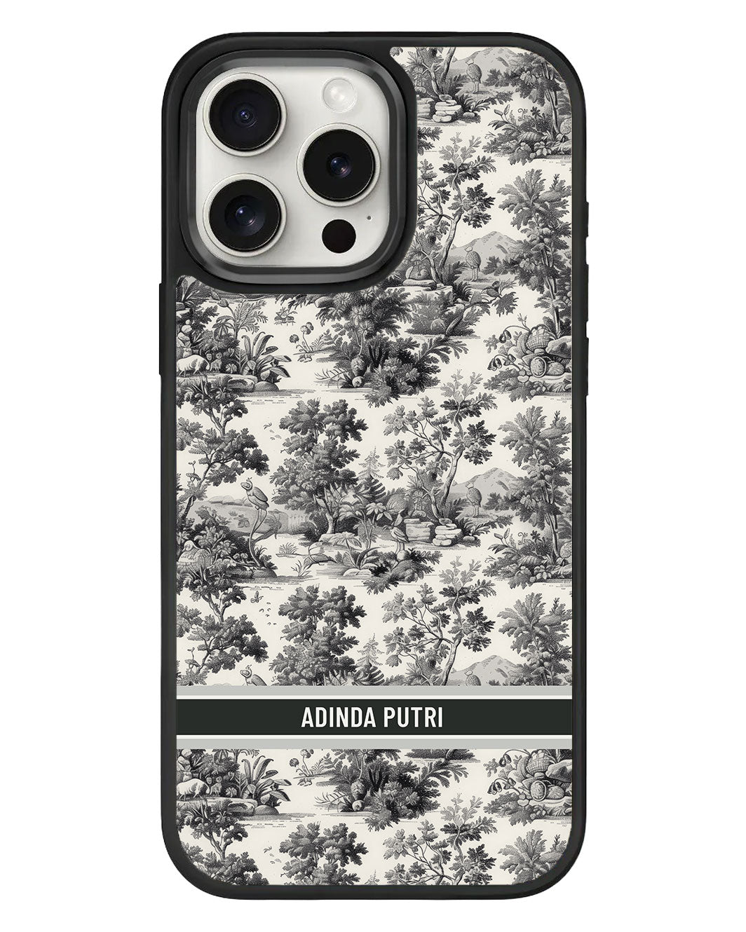 iPhone Standee Grip Case - Toile du Juoy Nature
