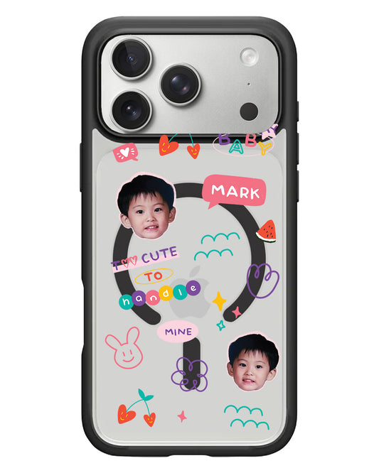 iPhone Rearguard Hybrid - Face Grid