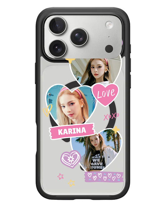 iPhone Rearguard Hybrid - Face Grid Love