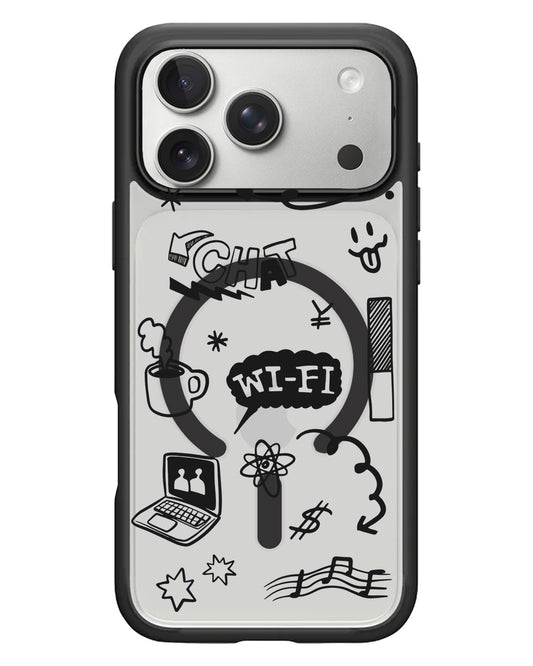 iPhone Rearguard Hybrid - Social Black