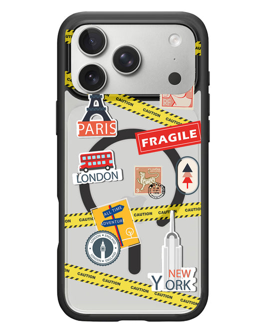 iPhone Rearguard Hybrid - Travel Stickers