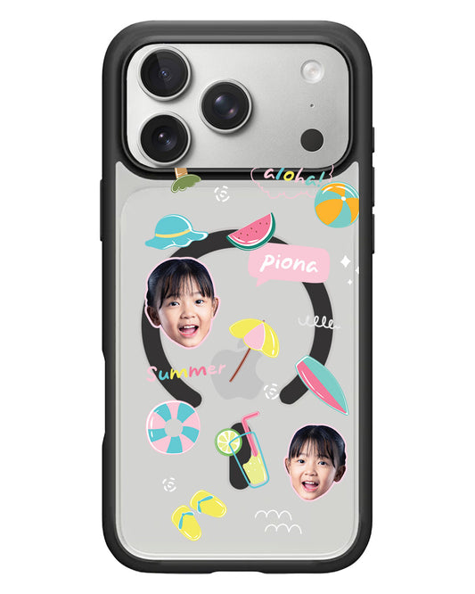 iPhone Rearguard Hybrid - Face Grid Summer