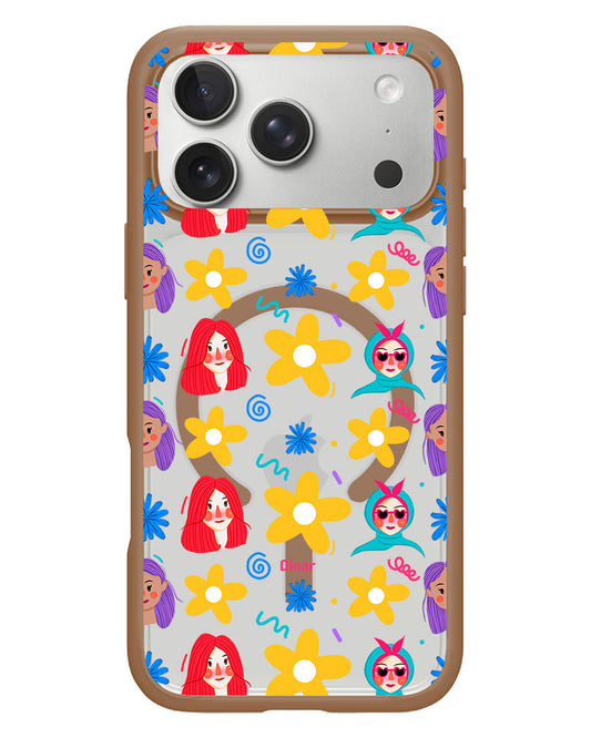 iPhone Rearguard Hybrid - Daisy Faces