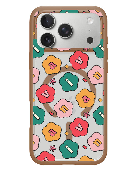 iPhone Rearguard Hybrid - CUSTOM MONOGRAM 3.0 FLOWER PETALS 3.0