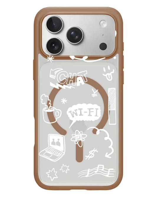 iPhone Rearguard Hybrid - Social White