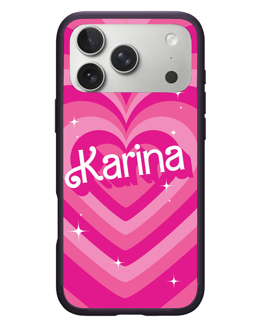 iPhone Rearguard Hybrid - Barbie Love Pattern