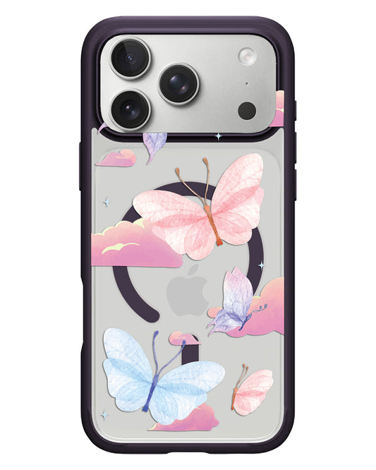 iPhone Rearguard Hybrid - Butterfly Clouds