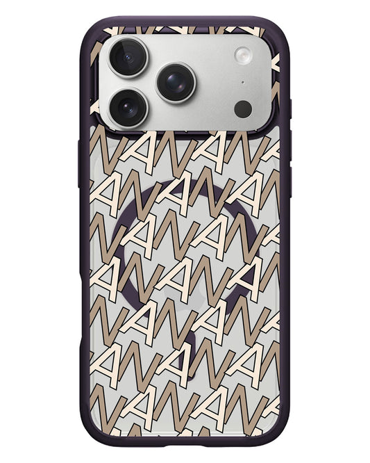 iPhone Rearguard Hybrid - CUSTOM MONOGRAM 3.0 Initial 4.0