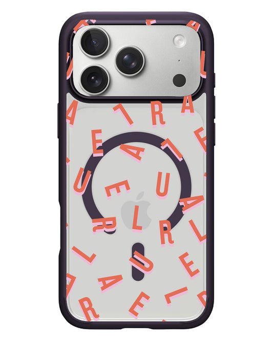 iPhone Rearguard Hybrid - CUSTOM MONOGRAM 1.0 Coral