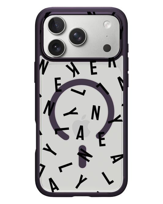 iPhone Rearguard Hybrid - CUSTOM MONOGRAM 1.0 Noir