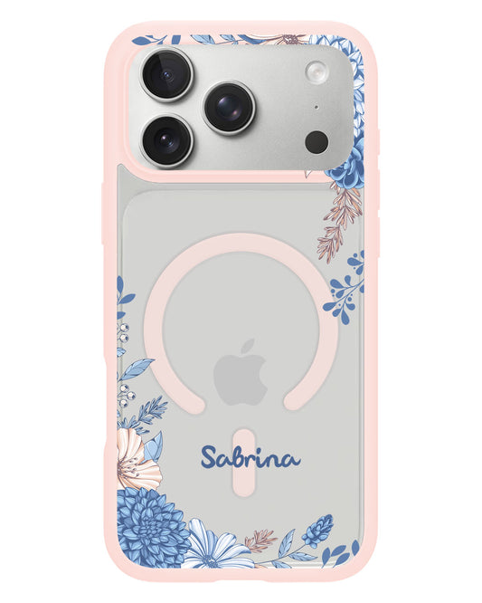 iPhone Rearguard Hybrid - Blue Florals