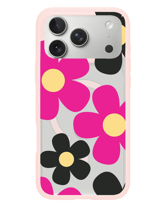 iPhone Rearguard Hybrid - Daisy Hot Pink