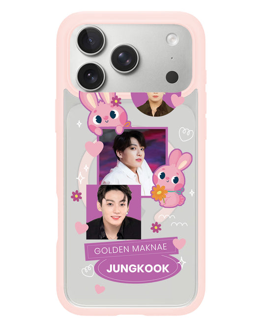 iPhone Rearguard Hybrid - Face Grid Bunny