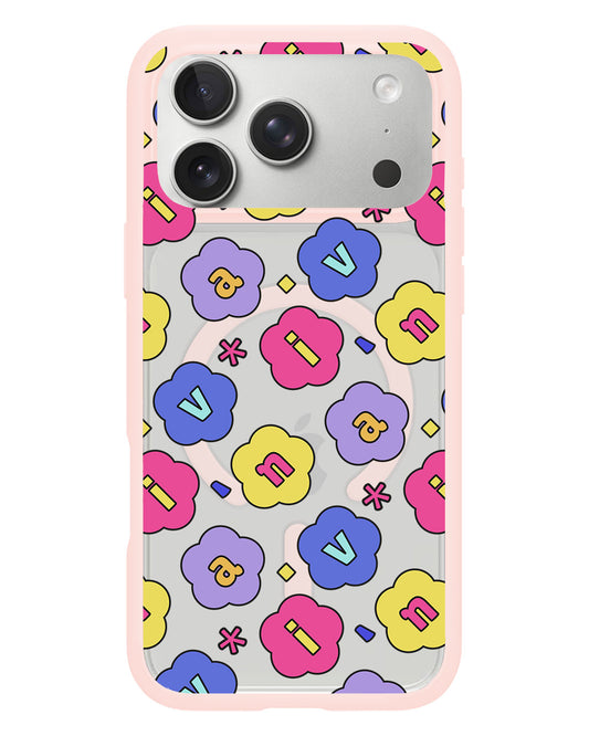 iPhone Rearguard Hybrid - CUSTOM MONOGRAM 3.0 FLOWER PETALS 2.0