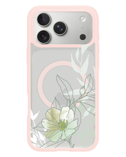 iPhone Rearguard Hybrid - Greenmint Lily